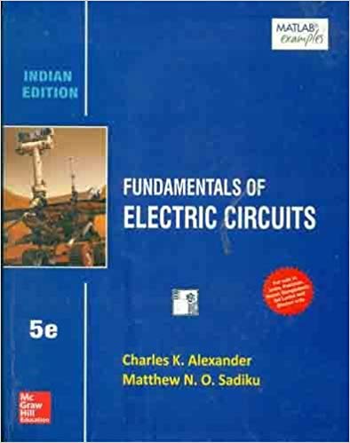 Fundamentals Of Electric Circuits Paperback Jul By Charles K Alexander Author